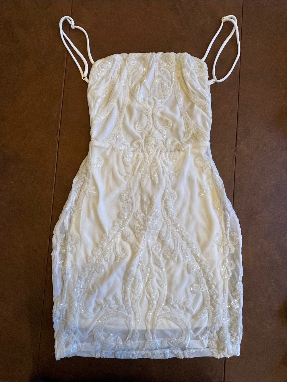 Lucy in the Sky Sequin Mesh HOCO dress